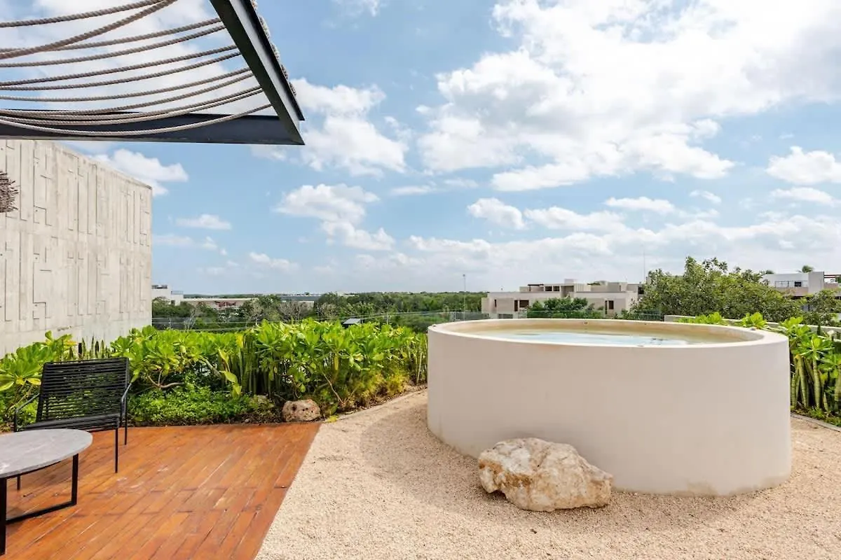 Estudio En Av. Coba Para 4 Personas Tulum Apartment