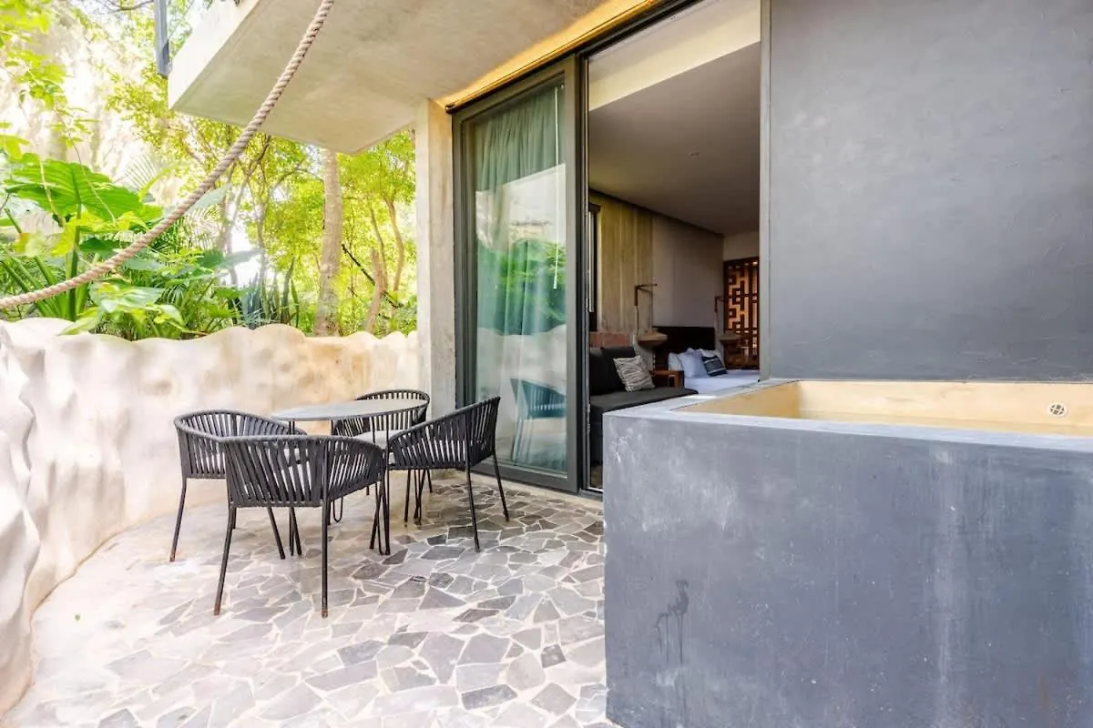 Estudio En Av. Coba Para 4 Personas Tulum Mexico