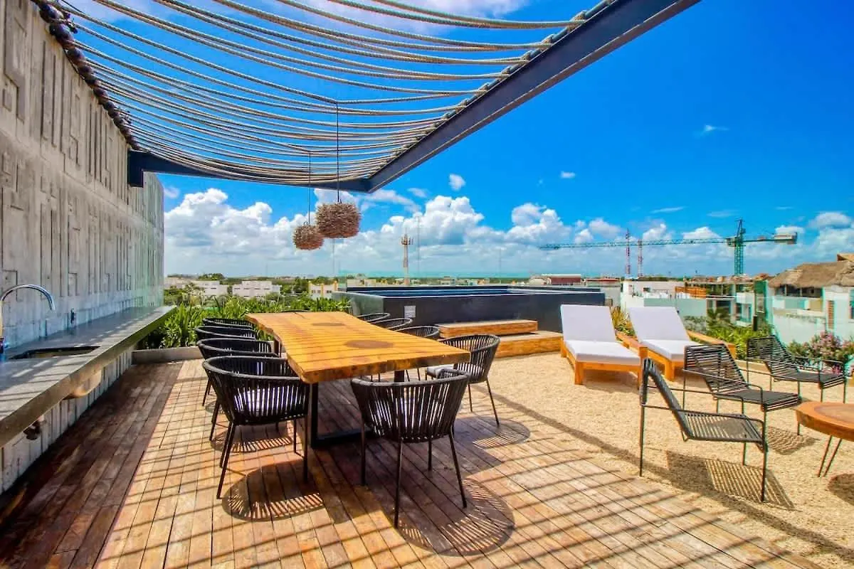 Estudio En Av. Coba Para 4 Personas Tulum Apartment